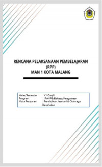 E-BOOK RPP Penjaskes X